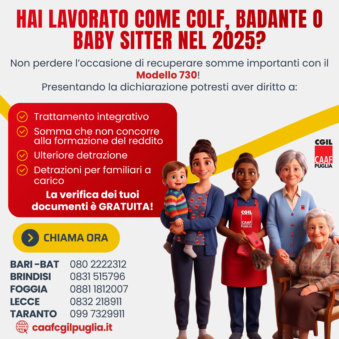 📢 Hai lavorato come COLF, BADANTE o BABY SITTER nel 2025? 🧹👶👵