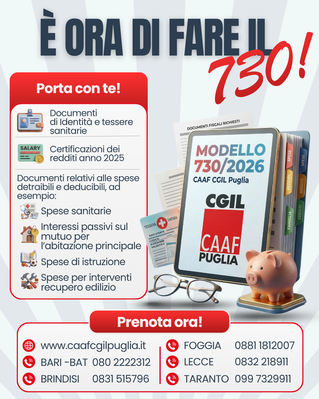 È ora di fare il 730! 📝  